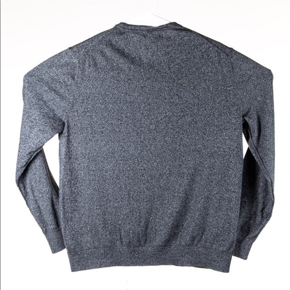 Banana Republic Men's Gray Knit Crewneck Pullover Sweater Size Large - Picture 2 of 7